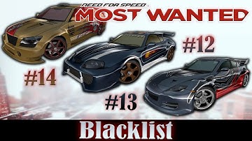 Need For Speed | Most Wanted | Blacklist 14 To 12 Rivals Challenge