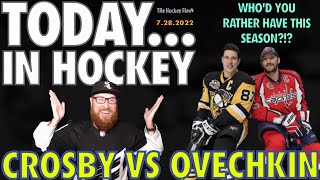 NHL | TIH: PLAYER CARD BATTLES: CROSBY vs OVECHKIN! SHARKS TO RETIRE 1st JERSEY NUMBER!