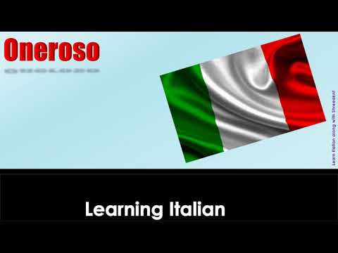 Oneroso « How to Pronounce Italian word Oneroso?