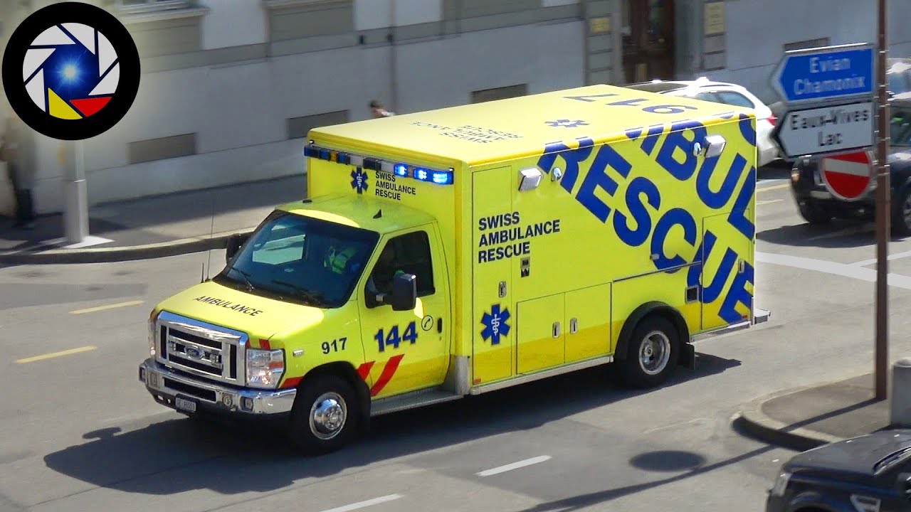Swiss Ambulance Rescue 917 Geneva