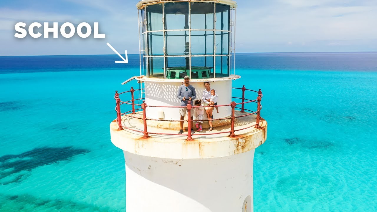 ⁣Teaching Our Kids from the Heights of a Lighthouse (Exploring The Bahamas) #1