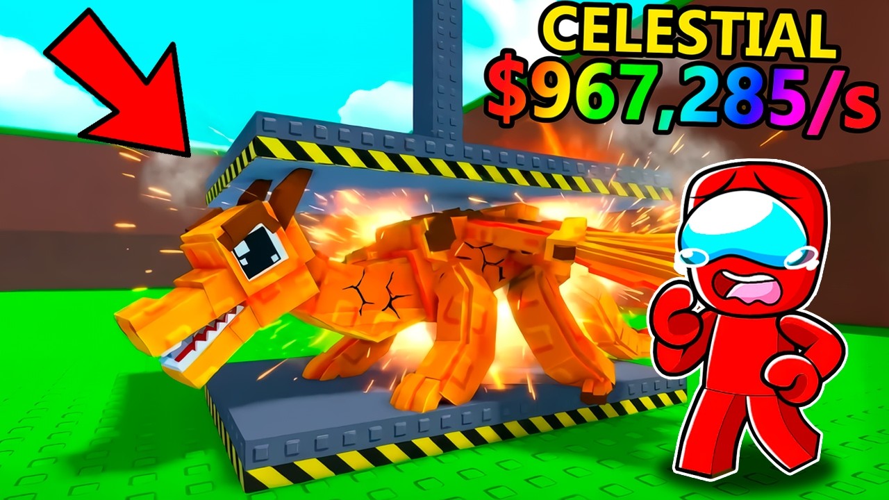 NO SEAS APLASTADO por la PRENSA HIDRÁULICA y Consigue LOS BRAINROTS OG y DIVINOS en Roblox!