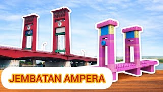 How to Make the Ampera Bridge from Stacked Blocks