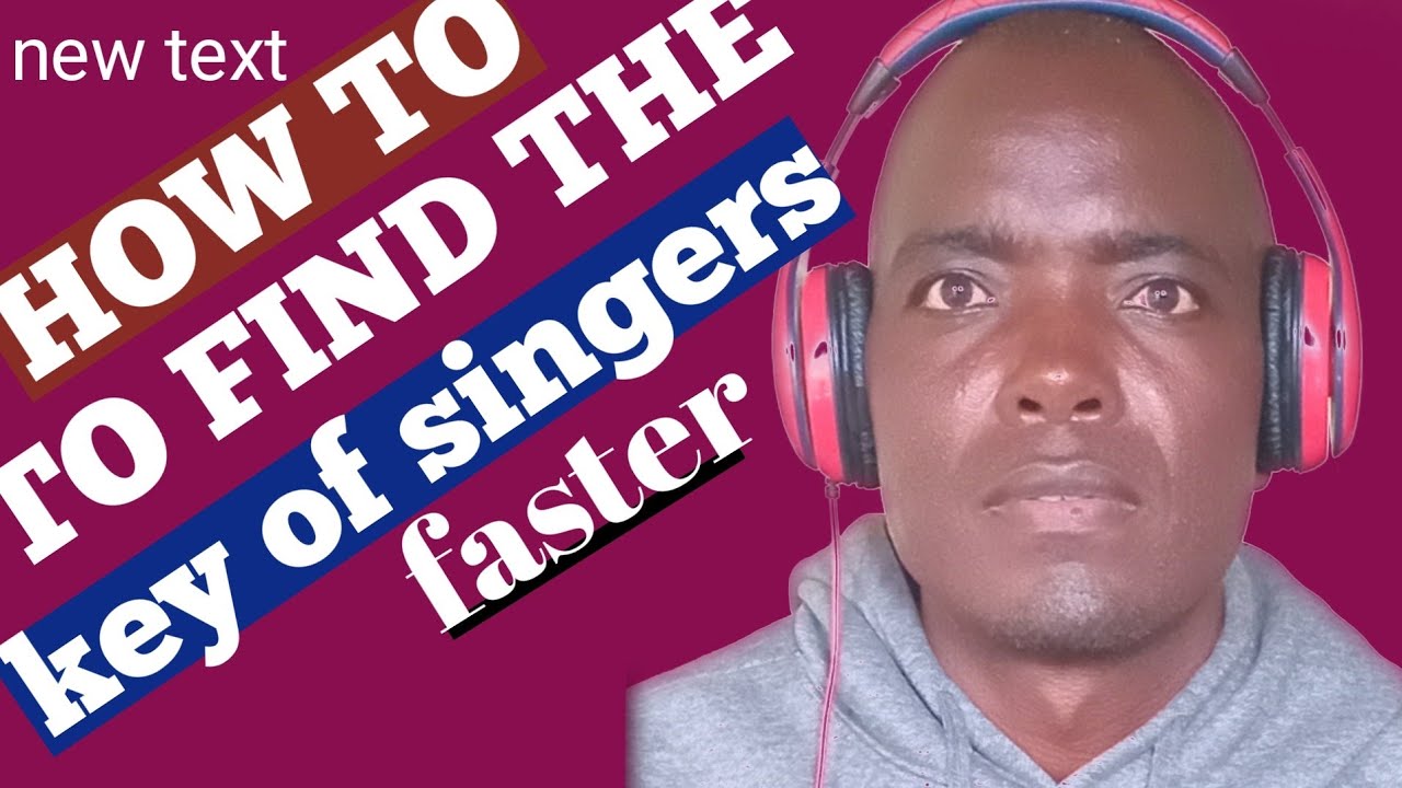 Find the key Of singers in three seconds (Beginners easy piano tutorial ...