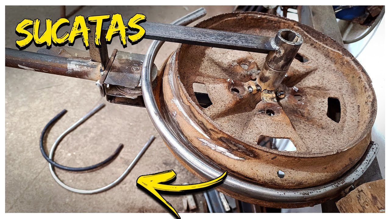 Monte sua Fábrica de Cadeiras com Esse Curvador de Roda de Carro, Como fazer 