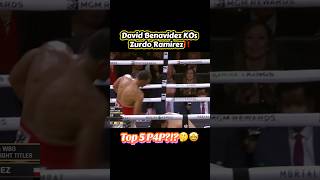 David Benavidez KOs Zurdo Ramirez‼️ #boxing #benavidez #boxingfans #mexico