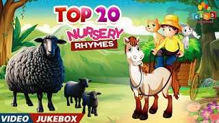 Baa Baa Black Sheep And Many More I Top 20 Most Popular Nursery Rhymes I Kids Video For Kids