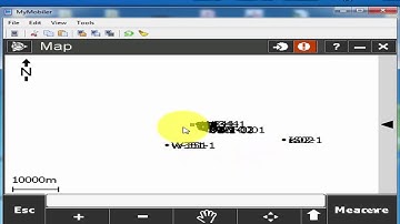 How to Show Points in Map of Trimble GPS Controler TSC03 in Urdu/Hindi