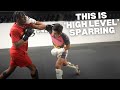 This is high level sparring breakdown