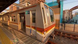 【中村橋駅】東京メトロ7000系 発車