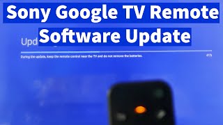 How to Update Sony Google TV Remote Control Software screenshot 5