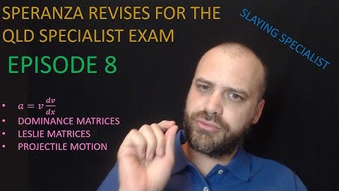 Revising for the QLD Specialist External Exam: Part 8