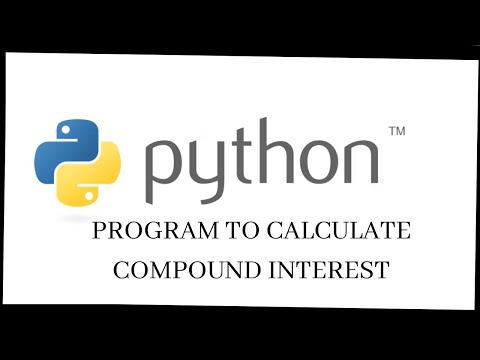 Python program to calculate compound interest, How to calculate compound interest python program