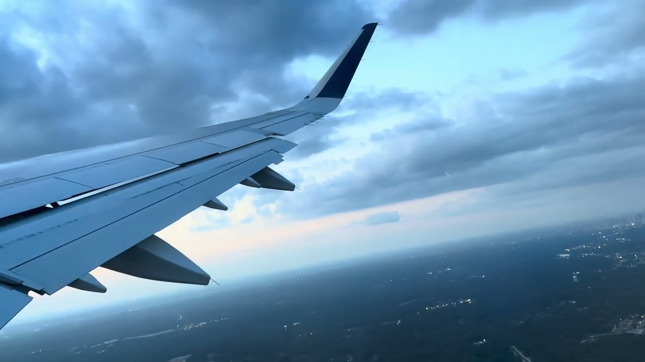 Dusk Takeoff from Atlanta | Delta A321
