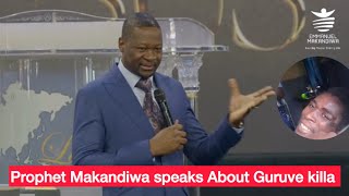 Prophet Emmanuel Makandiwa Speaking About Mhondi Yekuguruve During His Service 