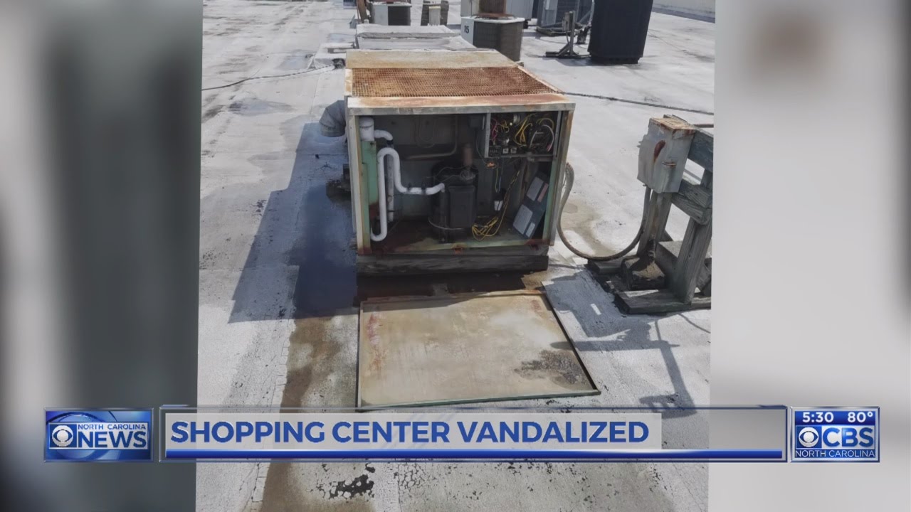 Shopping center damaged by Fayetteville vandals