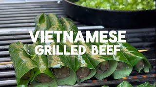 This is Vietnamese Grilled Beef | Bò lá lốt Recipe