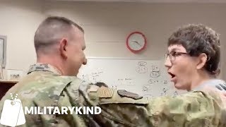 Air Force dad gives son a scare before the surprise | Militarykind