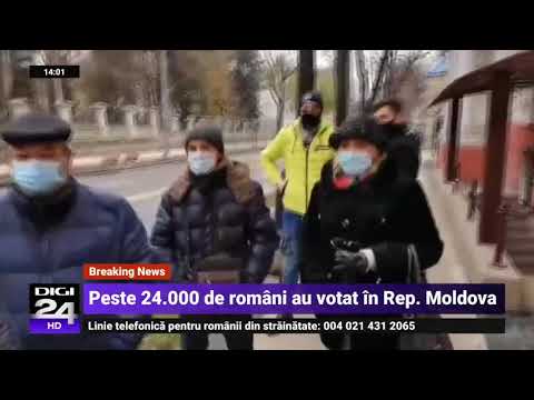 Cozi mari la secțiile de votare din Republica Moldova  Alegeri parlamentare 2020  Digi24