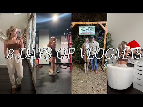 8 DAYS OF VLOGMAS | DAY 5: office day/working from home, dumbbell workout, motivation + more!