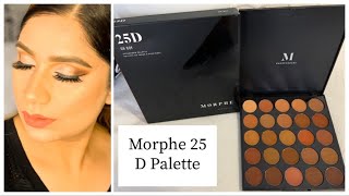 MORPHE 25D OH BOY PALETTE | GLAM LOOK | QUICK AND EASY TUTORIAL | SWATCHES REVIEW WITH NATURAL LOOK