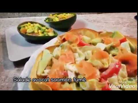 recette-salade-avocat-saumon-fumé