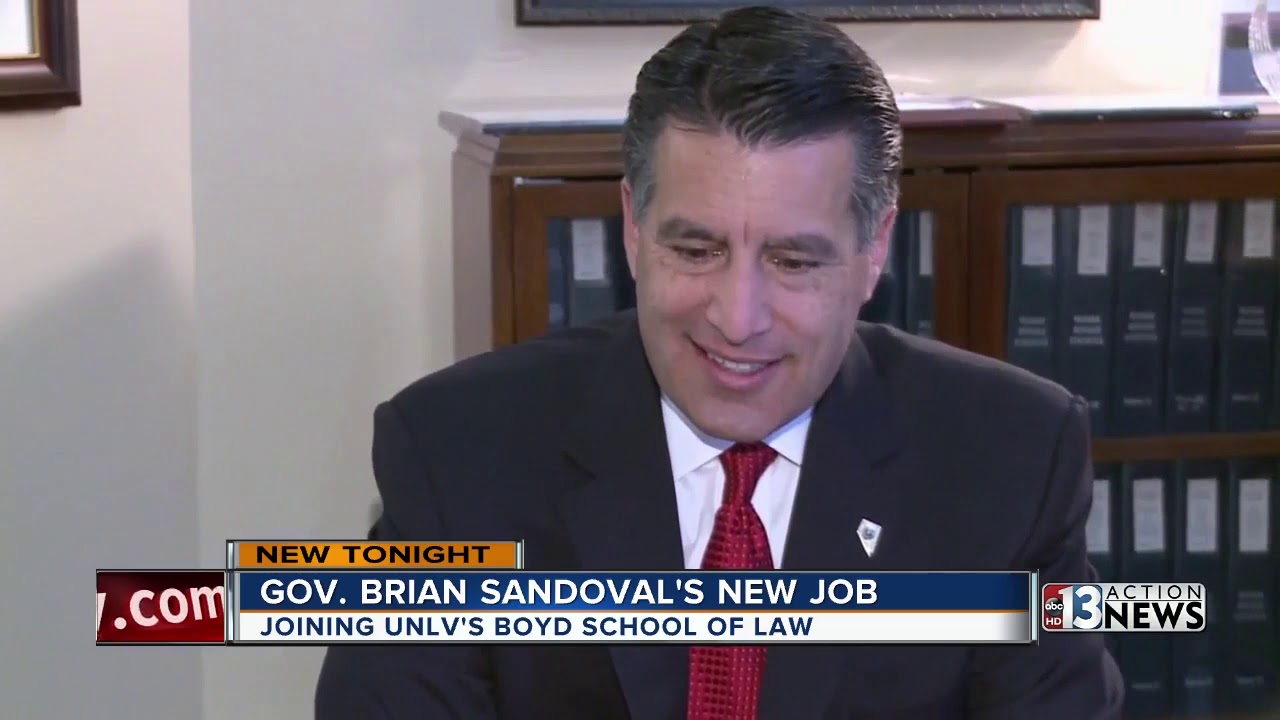 Gov. Brian Sandoval has new job