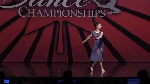 DANCING IN THE SKY  Lyrical Solo ( 13 year old  )