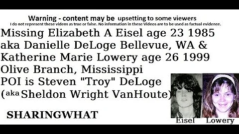 Missing Elizabeth A  Eisel Danielle DeLoge age 23 ...