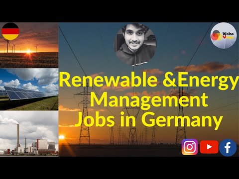 MS in Energy Sciences|Renewable Energy & Energy Management Jobs in Germany |Renewable Energy Jobs|