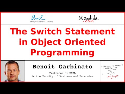 The Switch Statement in Object Oriented Programming | Benoît Garbinato
