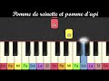 Piano pour enfants - Pomme de reinette et pomme d