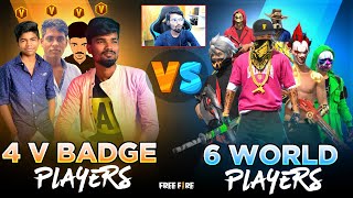 Facecam4 Tamil V Badge Players Vs 6 World Pro Players Kutty Gokul Tn Tamil Sk Gaming