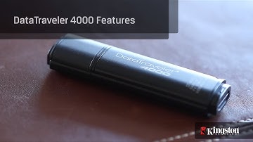 Using the DataTraveler 4000 USB Flash Drive