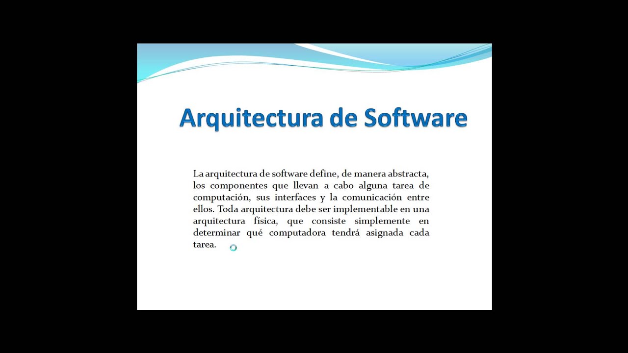 arquitectura de software - YouTube