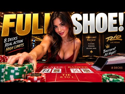 $500 Rebate redemption! Playing a full shoe 8 decks of baccarat
