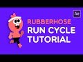 Rubberhose Run Cycle Tutorial | How To Animate (After Effects)