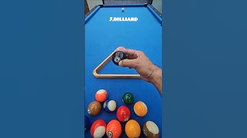 How to Rack 8-Ball the Right Way (Beginner’s Guide) #8ballpool #jbilliard #trickshots