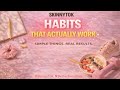 SkinnyTok Habits That Actually Work ✨ | Simple Changes That Get Real Results