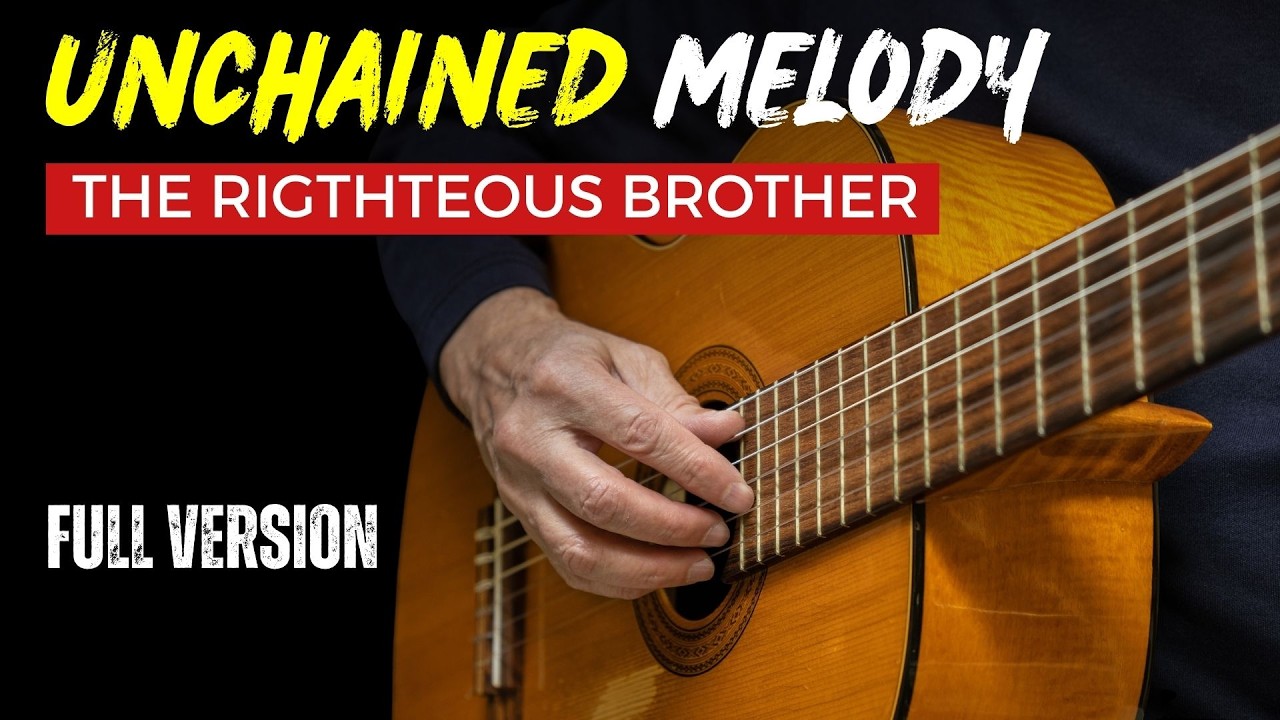 Unchained Melody - The Rigthteous Brother  | EASY Fingerstyle Guitar Lessons TAB