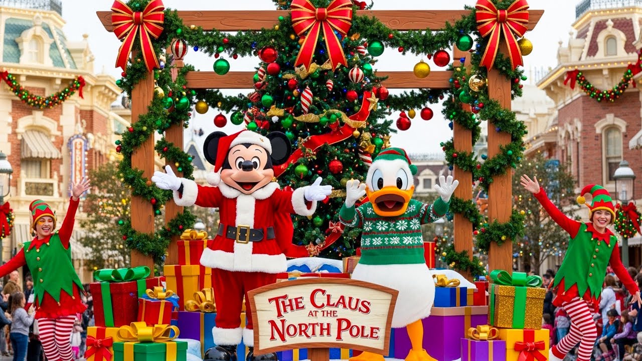 [4K] Disneyland Christmas 2025 | Walkthrough, Parade, Characters, Rides & Merchandise