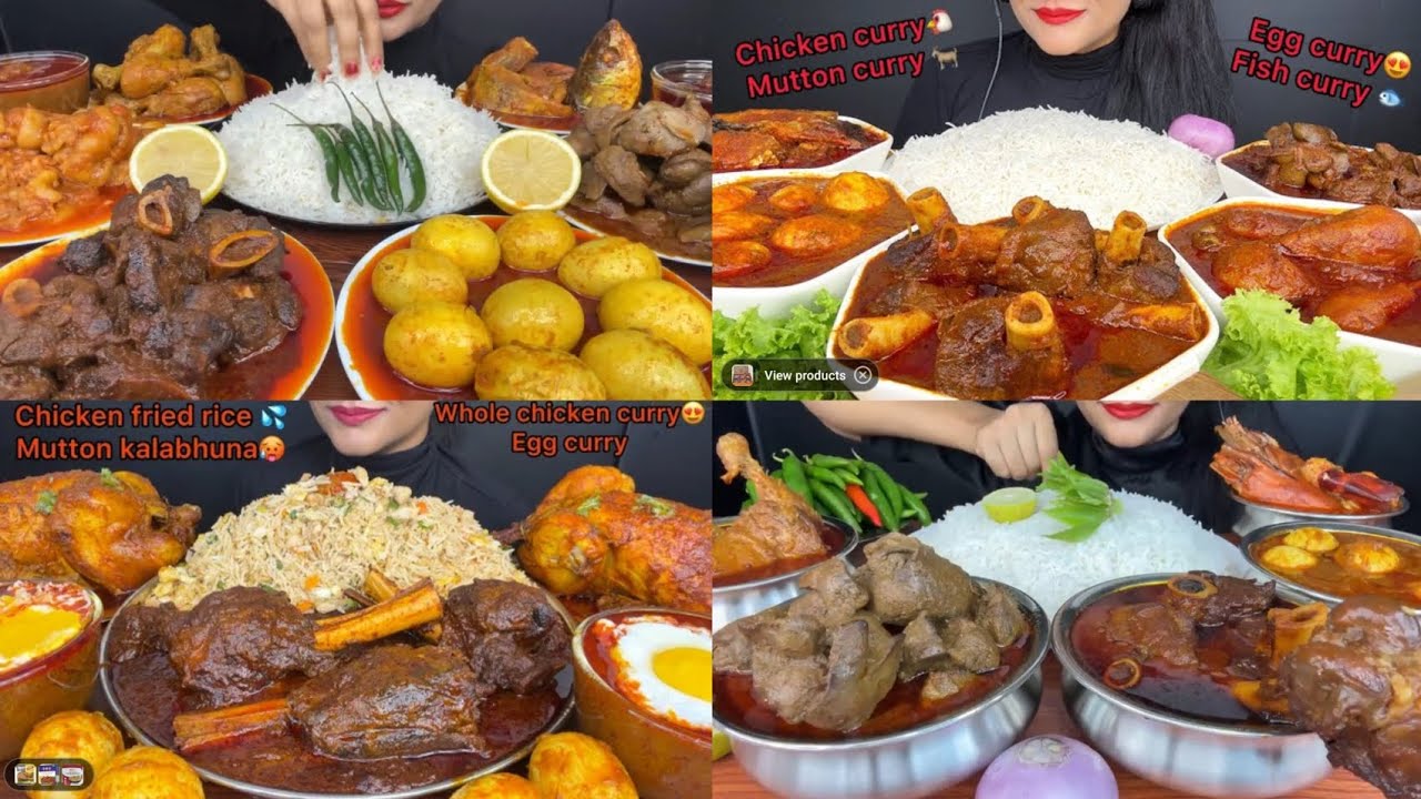 ASMR EATING LOTS OF MUTTON EGGS CHICKEN , EATING CHALLENGE, #mukbang #asmreating 