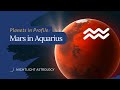 Planets in Profile: Mars in Aquarius