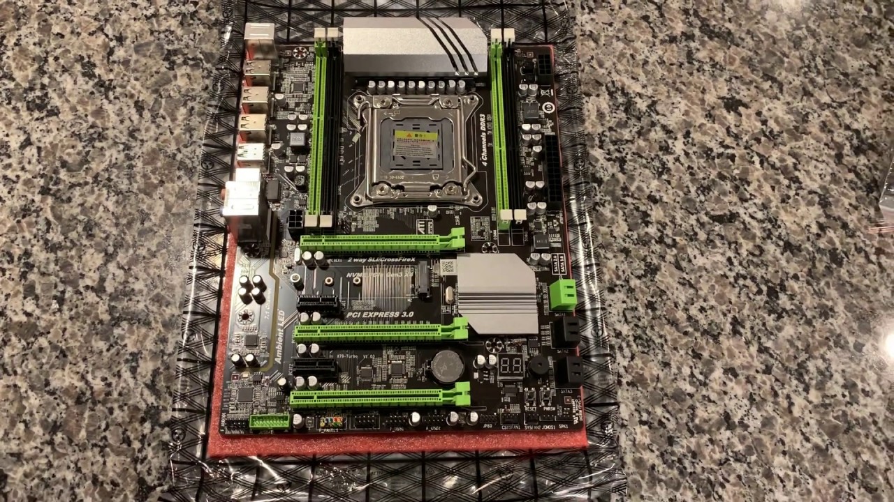 X79 PlexHD LGA 2011 Xeon Motherboard Overview - From AliExpress in