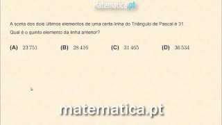 Triângulo de Pascal - Soma dos Elementos de uma Linha
