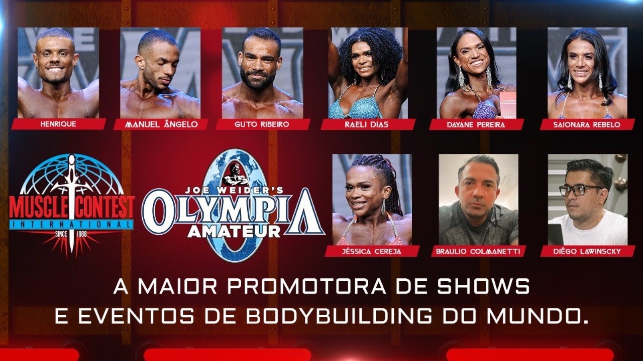 LIVE DOS CAMPEÕES - OLYMPIA AMADOR BRASIL 2023 - YouTube
