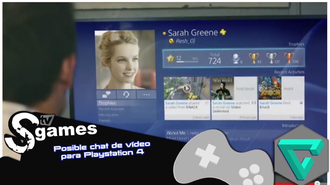 ¡Posible chat de vídeo para Playstation 4! YouTube
