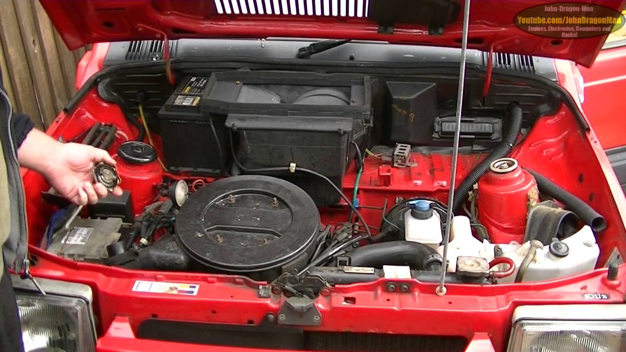 Seat Marbella start up and run until normal running temperature