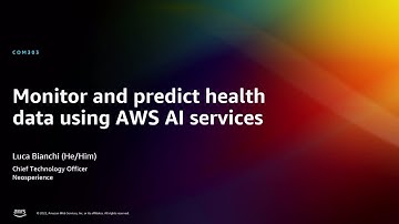 AWS re:Invent 2022 - Monitor and predict health data using AWS AI services (COM303)