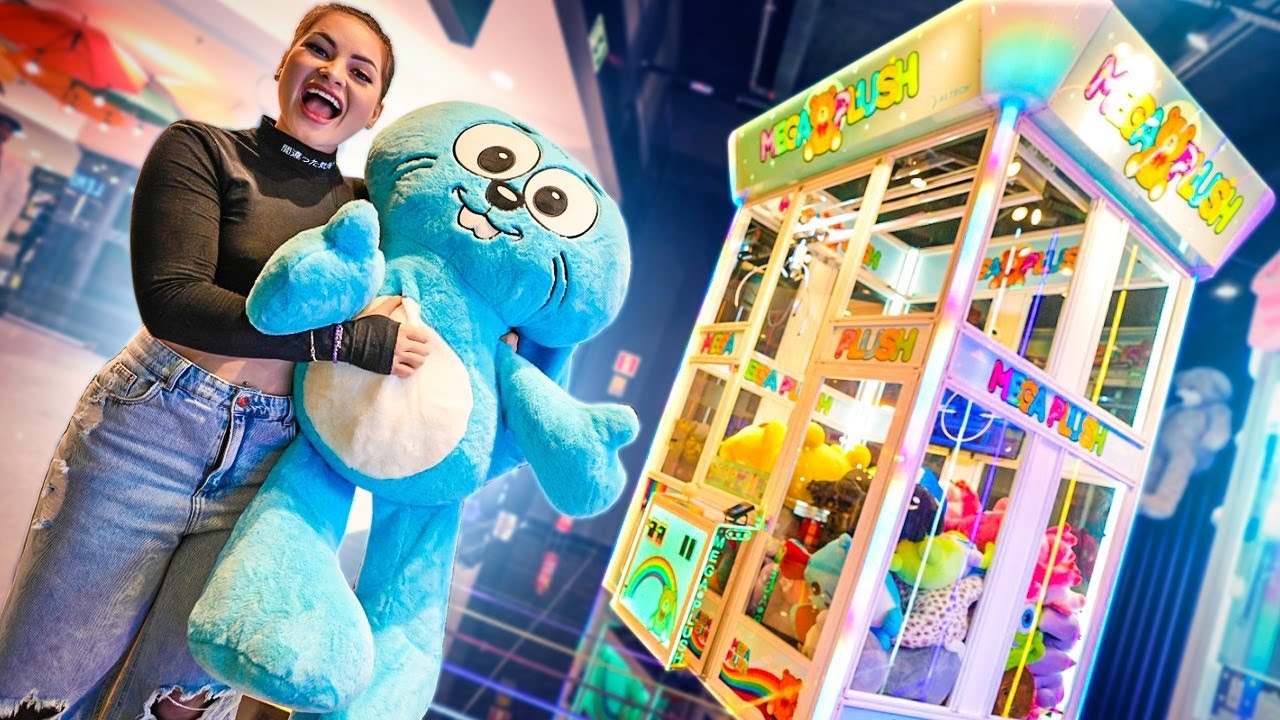 GASTEI 2 MIL REAIS NA MÁQUINA DE URSO GIGANTES PRA ELA ❤️🥰😍🐻 * pra vc Nath ❤️*